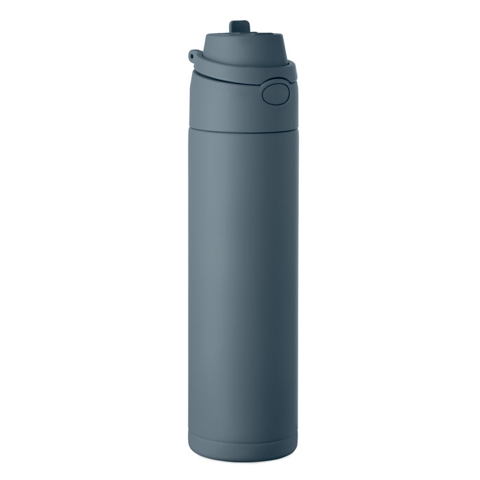 Butelka termiczna 500 ml ze stali z recyklingu ze słomką 2w1