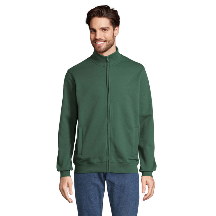 Unisex bluza rozpinana na zamek z bocznymi kieszeniami