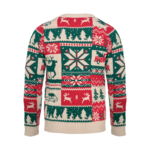 Świąteczny sweter z dzianiny L-XL - obrazek 3