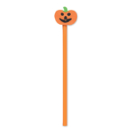 Halloweenowy ołówek z gumką
