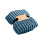 Polarowy koc w paski RPET - obrazek 9