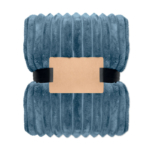 Polarowy koc w paski RPET - obrazek 10