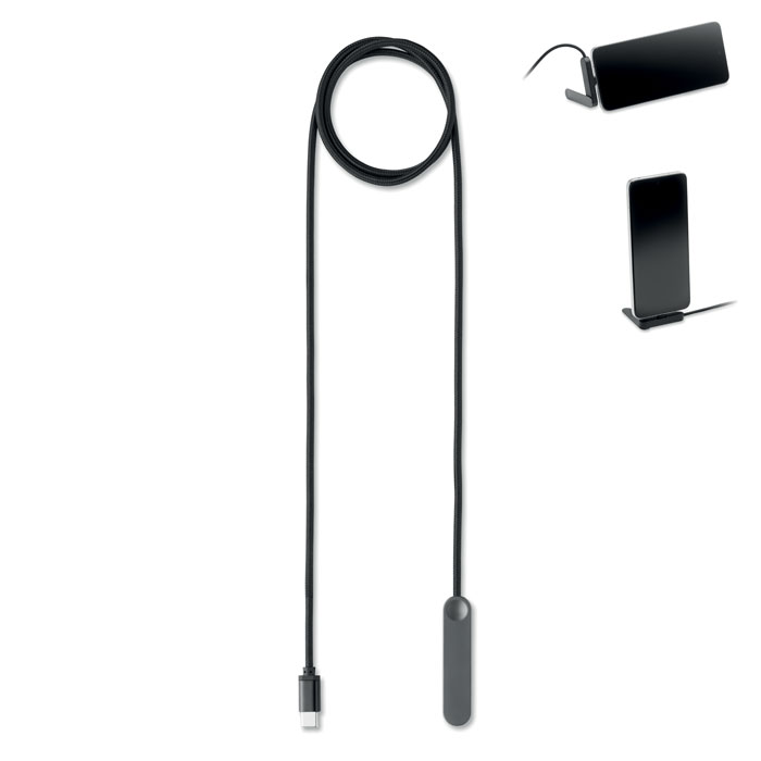 mo3192-03 stojak na telefon z kablem USB-C o - obrazek 1